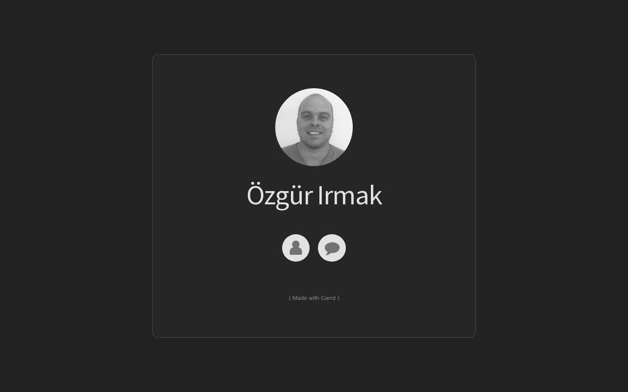 Carrd profile picture for @ozgur